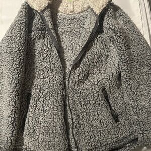 Stylish Gray Teddy Jacket